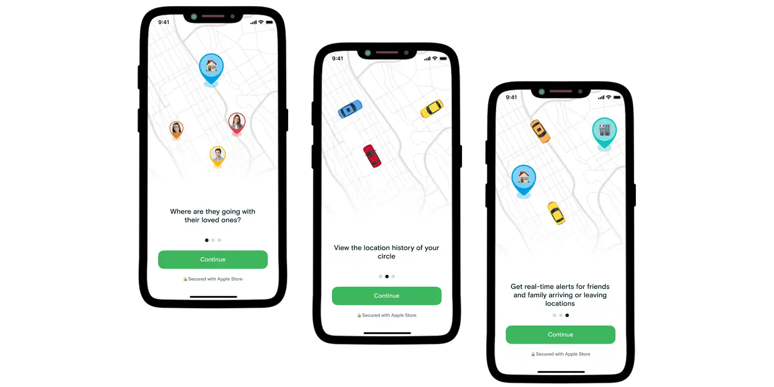 A screen from the Number Tracker app.